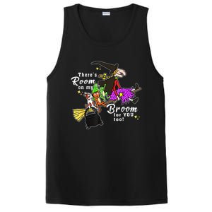 ThereS Room On My Broom For You Too Teacher Halloween PosiCharge Competitor Tank