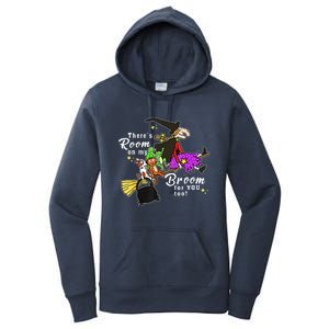 ThereS Room On My Broom For You Too Teacher Halloween Women's Pullover Hoodie