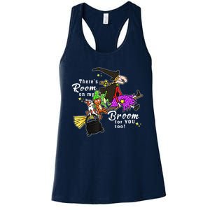 ThereS Room On My Broom For You Too Teacher Halloween Women's Racerback Tank