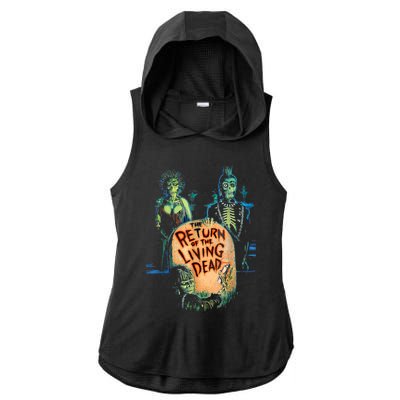 The Returns Of The Living Deads Ladies PosiCharge Tri-Blend Wicking Draft Hoodie Tank