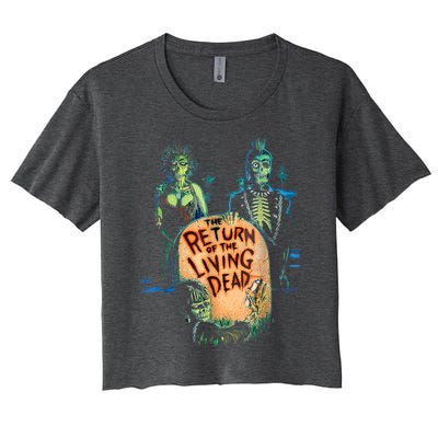 The Returns Of The Living Deads Women's Crop Top Tee