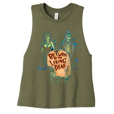 The Returns Of The Living Deads Women's Racerback Cropped Tank