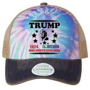 The Return Of Trump Legacy Tie Dye Trucker Hat