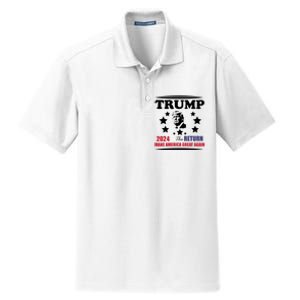 The Return Of Trump Dry Zone Grid Polo