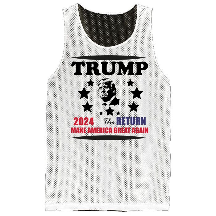 The Return Of Trump Mesh Reversible Basketball Jersey Tank