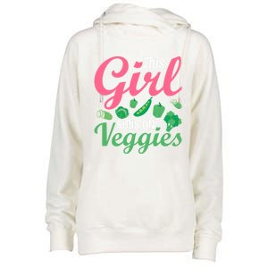 This Runs On Veggies Funny Veganism Vegan Funny Gift Womens Funnel Neck Pullover Hood