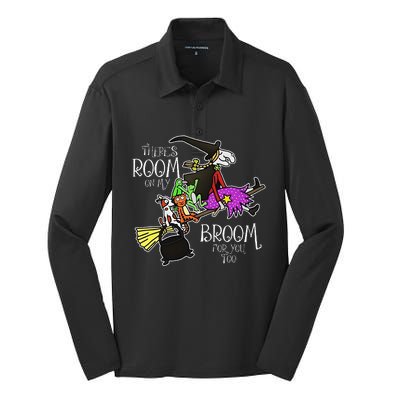 ThereS Room On My Broom For You Too Silk Touch Performance Long Sleeve Polo