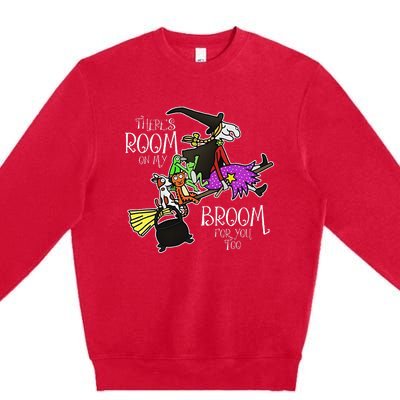 ThereS Room On My Broom For You Too Premium Crewneck Sweatshirt