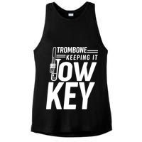 Trombone Keeping It Low Key Ladies PosiCharge Tri-Blend Wicking Tank