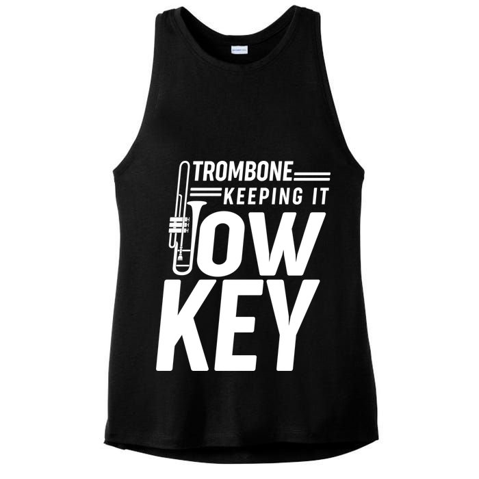 Trombone Keeping It Low Key Ladies PosiCharge Tri-Blend Wicking Tank