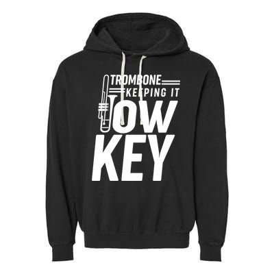 Trombone Keeping It Low Key Garment-Dyed Fleece Hoodie