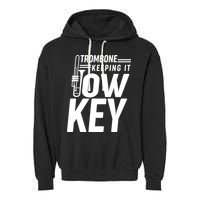 Trombone Keeping It Low Key Garment-Dyed Fleece Hoodie