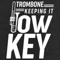 Trombone Keeping It Low Key 7 Panel Mesh Trucker Snapback Hat