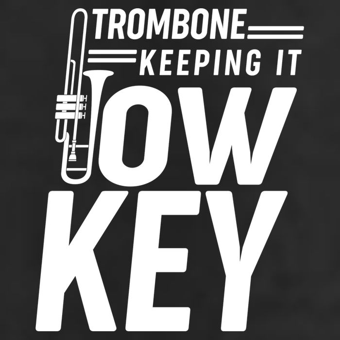 Trombone Keeping It Low Key 7 Panel Mesh Trucker Snapback Hat