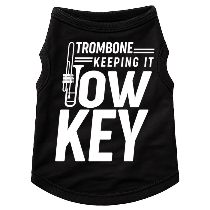 Trombone Keeping It Low Key Doggie Tank