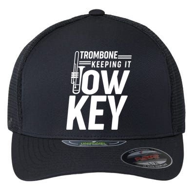 Trombone Keeping It Low Key Flexfit Unipanel Trucker Cap