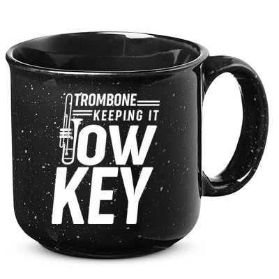 Trombone Keeping It Low Key 15oz Campfire Ceramic Mug