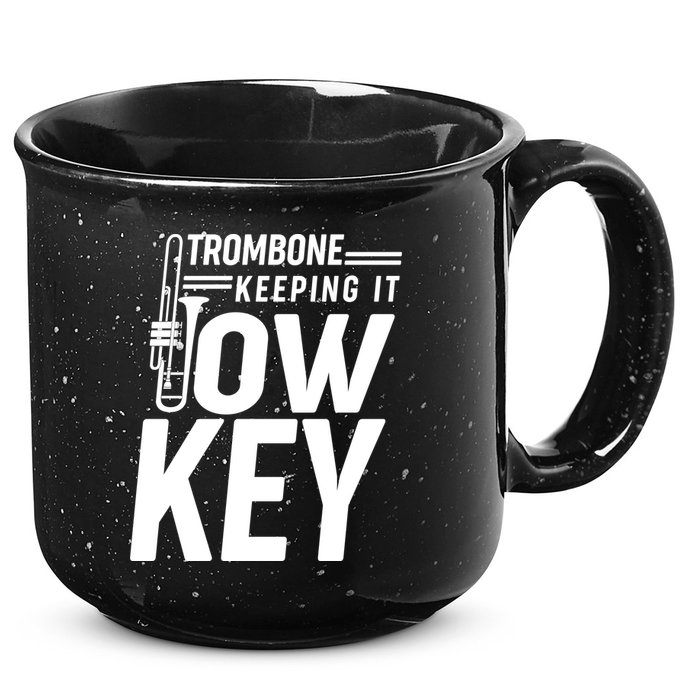 Trombone Keeping It Low Key 15oz Campfire Ceramic Mug