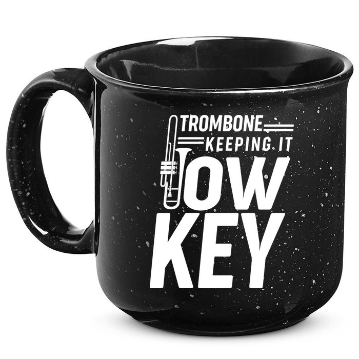 Trombone Keeping It Low Key 15oz Campfire Ceramic Mug