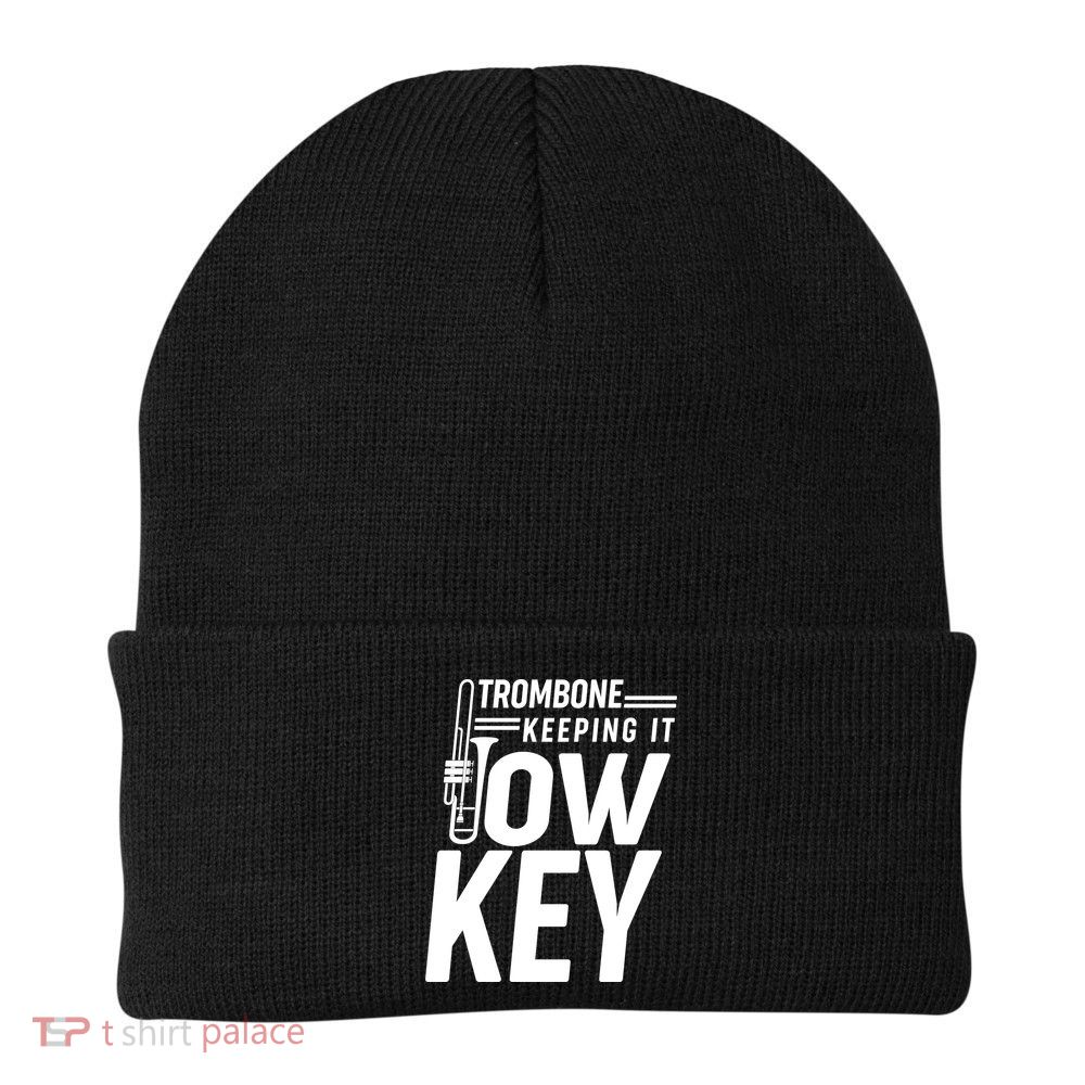 Trombone Keeping It Low Key Beanie