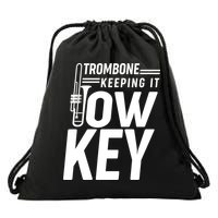 Trombone Keeping It Low Key Drawstring Bag