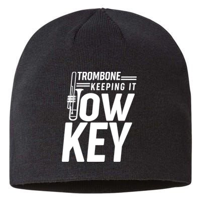 Trombone Keeping It Low Key Sustainable Beanie