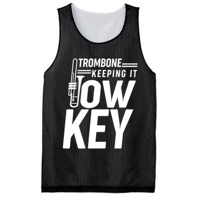 Trombone Keeping It Low Key Mesh Reversible Basketball Jersey Tank