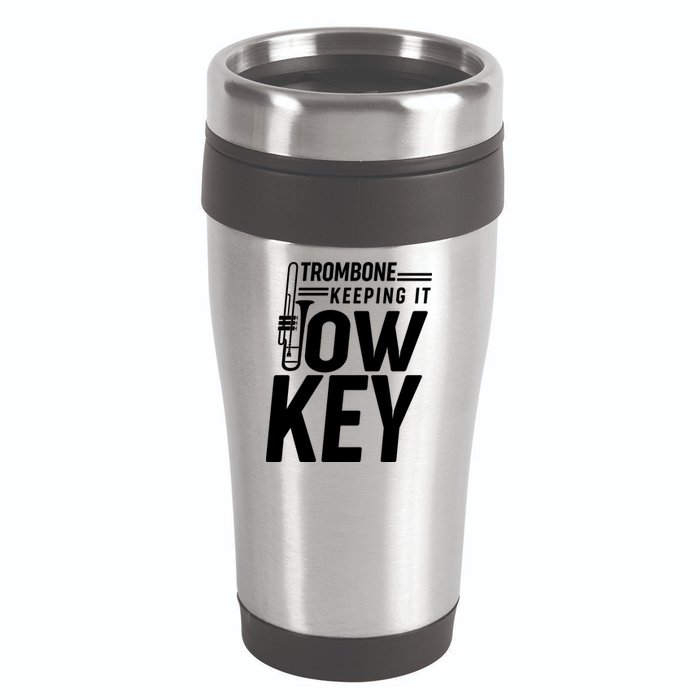 Trombone Keeping It Low Key 16oz Travel Tumbler