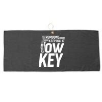 Trombone Keeping It Low Key Large Microfiber Waffle Golf Towel