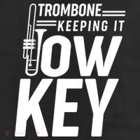 Trombone Keeping It Low Key Trucker Hat