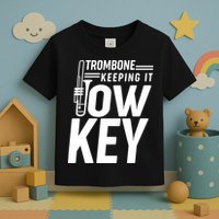 Trombone Keeping It Low Key Toddler T-Shirt