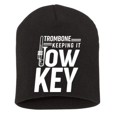 Trombone Keeping It Low Key Short Acrylic Beanie