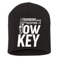 Trombone Keeping It Low Key Short Acrylic Beanie