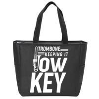 Trombone Keeping It Low Key Zip Tote Bag