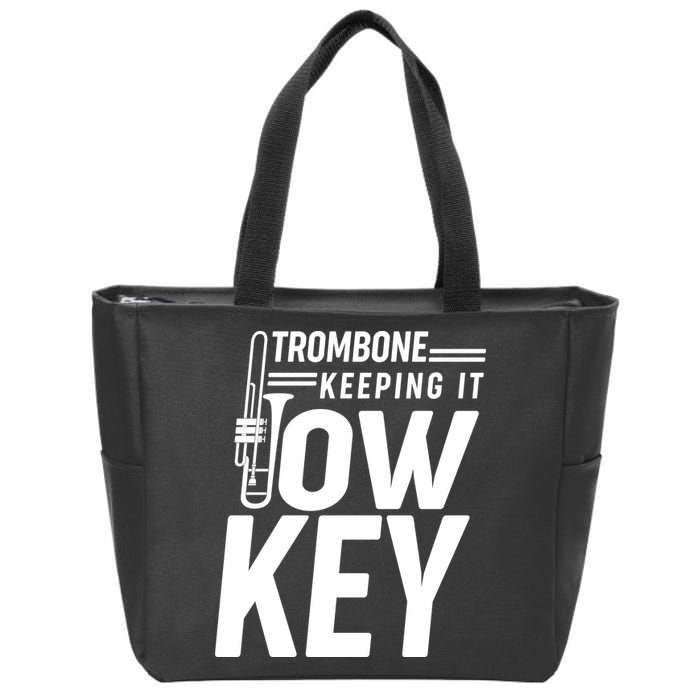 Trombone Keeping It Low Key Zip Tote Bag