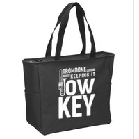 Trombone Keeping It Low Key Zip Tote Bag
