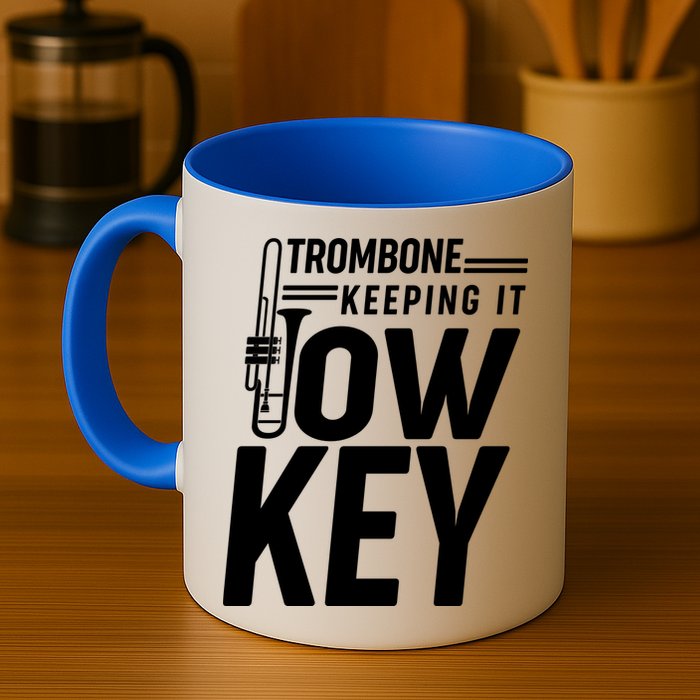 Trombone Keeping It Low Key Mug