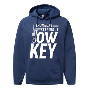 Trombone Keeping It Low Key Performance Fleece Hoodie