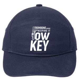 Trombone Keeping It Low Key 7-Panel Snapback Hat