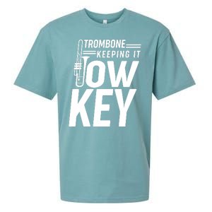 Trombone Keeping It Low Key Sueded Cloud Jersey T-Shirt