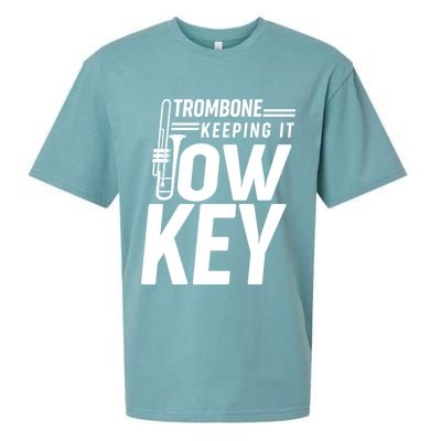 Trombone Keeping It Low Key Sueded Cloud Jersey T-Shirt