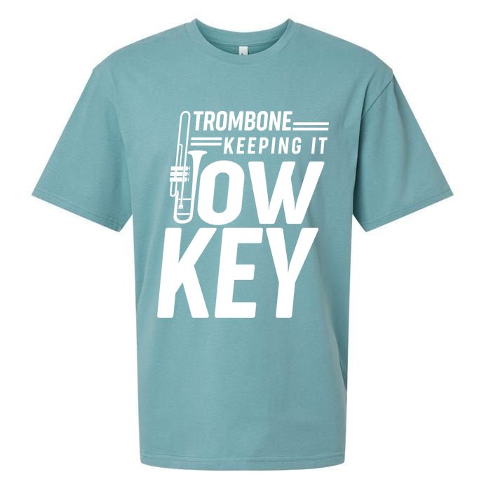 Trombone Keeping It Low Key Sueded Cloud Jersey T-Shirt