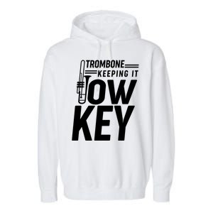 Trombone Keeping It Low Key Garment-Dyed Fleece Hoodie