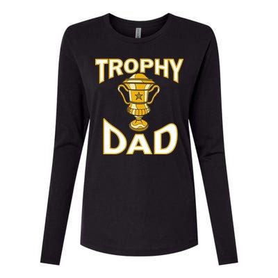 Trophy Dad Womens Cotton Relaxed Long Sleeve T-Shirt