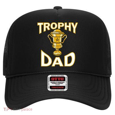 Trophy Dad High Crown Mesh Back Trucker Hat