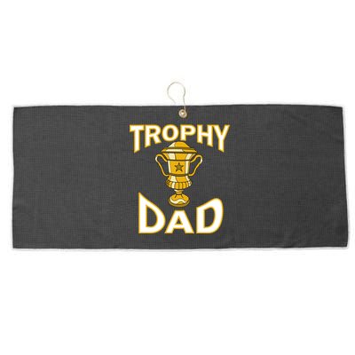 Trophy Dad Large Microfiber Waffle Golf Towel