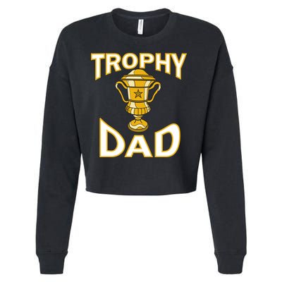 Trophy Dad Cropped Pullover Crew
