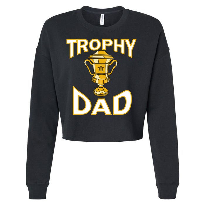 Trophy Dad Cropped Pullover Crew