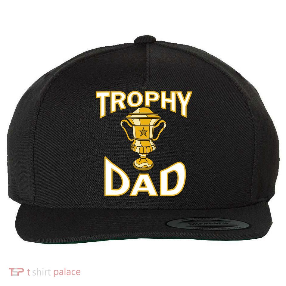 Trophy Dad Wool Snapback Cap
