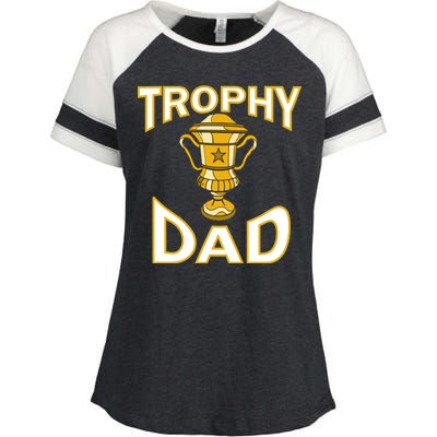 Trophy Dad Enza Ladies Jersey Colorblock Tee